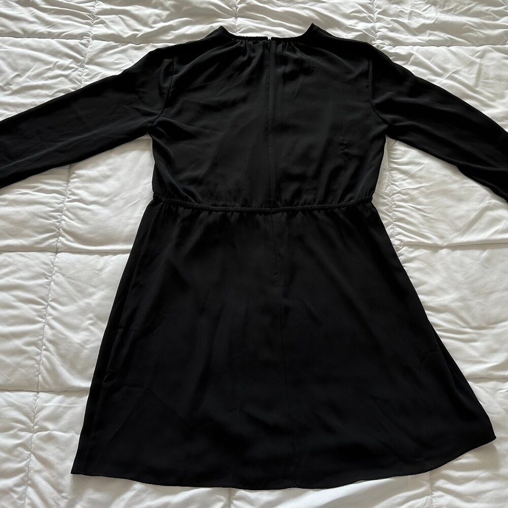 BLACK LONG-SLEEVE MINI DRESS – SUNDAY BEST SIZE 8